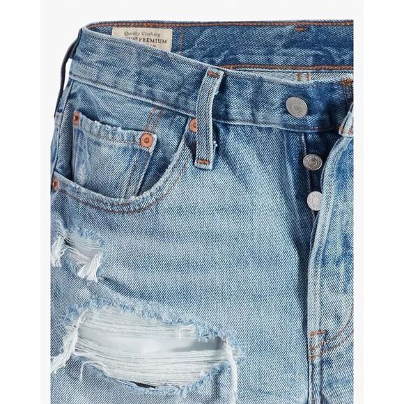 ✨Levi's® Premium 501® ORIGINAL FIT HIGH RISE WOMEN'S SZ 29 SHORTS✨ - Picture 8 of 15